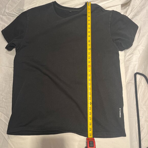 Oversized Black Heavyweight Tee from ESNTLS Size Large - Picture 4 of 7